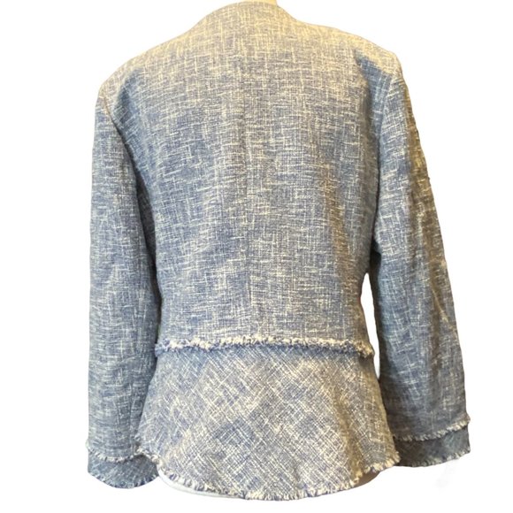 Lafayette 148 New York Asymmetrical Tweed Size 6 - Picture 6 of 15